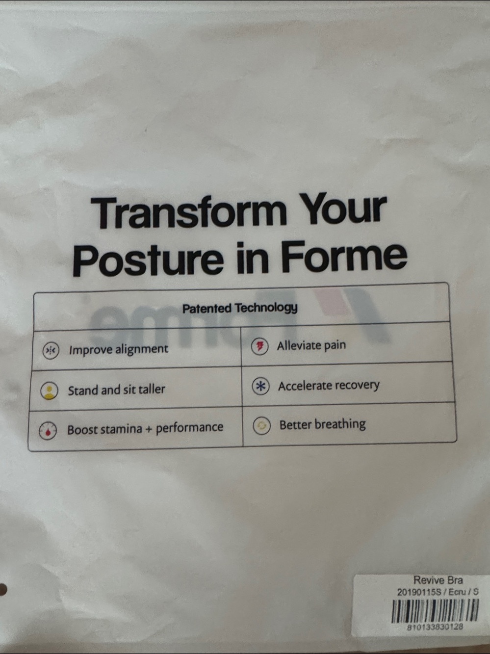Forme Revive Posture Bra - Picture 5 of 5